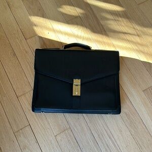 Vintage leather St. James Briefcase
